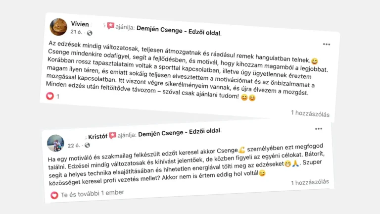 jó hangulatú órák, edzések